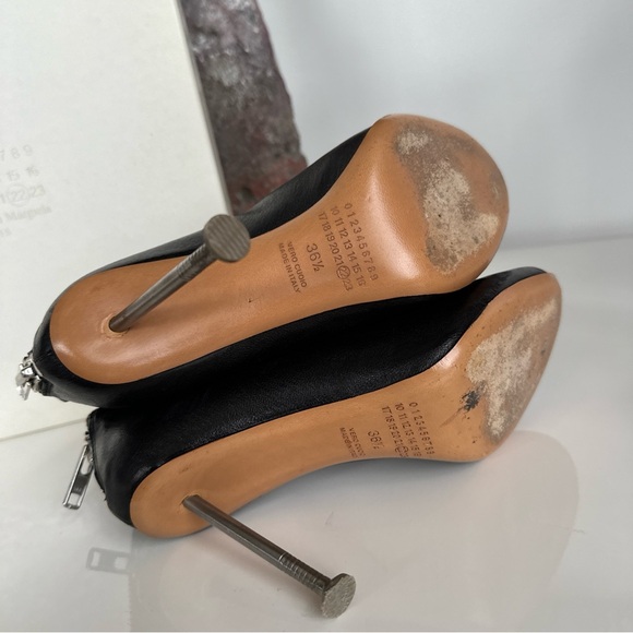 MAISON MARTIN MARGIELA Vintage Ankle Nail Boots Fall Runway 2008  Size 36.5/6.5 - Picture 15 of 16